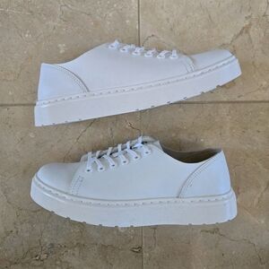 Dr. Doc Marten Dante Shoes 9 Womens 8 Mens White Low Top Derby